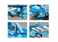Sluban Blauer Kampfjet 2 in 1