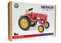 Merkur - Retro-tractor - metalen constructieset - 333 onderdelen
