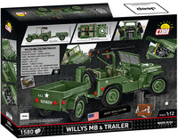 COBI 2804 Willys MB +Trailer &amp; M2 Gun