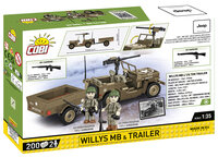 COBI 3132 WILLYS MB &amp; Trailer