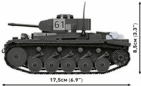 COBI 2597 Panzerkampwagen II Ausf.F