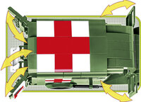 COBI WW2 2257 - Dodge WC54 Ambulance