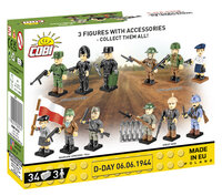 COBI 2054 3 Figuren D-Day 1944