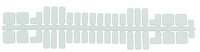 Feuchtmann - 31613 - Ministeck standaard kleurenstrips wit