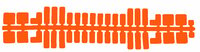 Feuchtmann - Ministeck Standard Farbstreifen orange