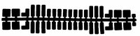 Feuchtmann - 31601 - Ministeck Standard Farbstreifen Schwarz