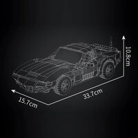 Mould King 10198 C3 Sports Car