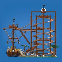 Mould King 11013 Double Helix Roller Coaster