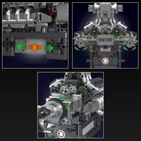 Mould King 10206 MCL Supercar V8 Engine