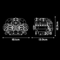 Mould king 10193 Boxer Engine