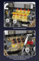 Mould King 10131 Supercar V16 Engine