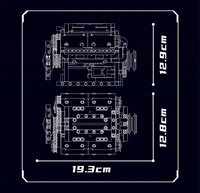 Mould King 10088S V8 Engine