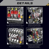MouldKing 10087S L4 Gasoline Engine