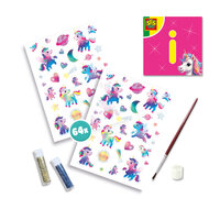  SES Creative - 14724 - Unicorn - Tattoos en glitters