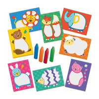  SES Creative - 14404 - My First crayons - Animal cards