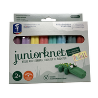 JUNIORKNET basic, 8 kleuren - 8 x 33 gram - pastel