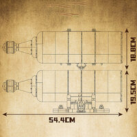Mould King 10067 Flying Dutchman in een Fles