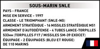 COBI 4859 Sous Marin SNLE