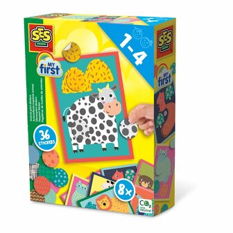 SES Creative My First - Animal print stickers