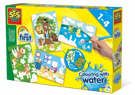 SES My first -Malen mit Wasser - Versteckte Tiere