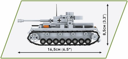 Cobi WW2 2714 - Panzer IV Ausf G