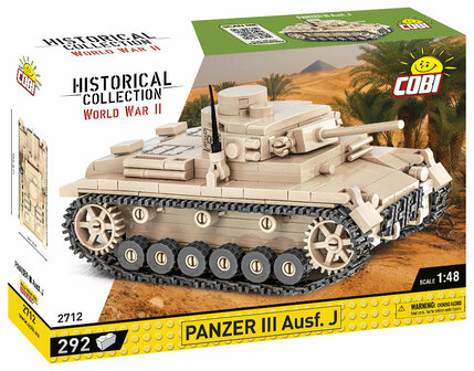 Cobi WW2 2712 - Panzer III Ausf J
