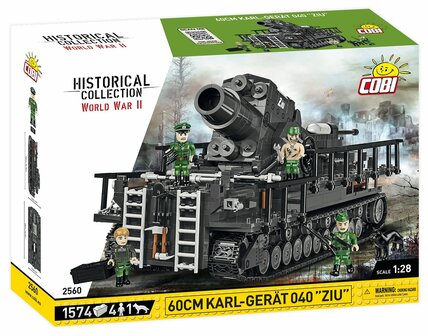 COBI WW2 2560 60cm Karl-Gerat 040 ZIU