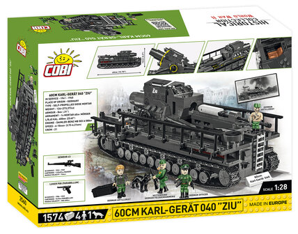 COBI WW2 2560 60cm Karl-Gerat 040 ZIU