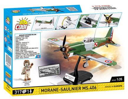 Cobi WW2 5724 - Morane Saulnier MS.406