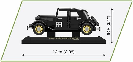 COBI  WW2 2265 - Citro&euml;n Traction 11CV BL