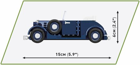 COBI  WW2 2262 - Horch 830BK BK Cabriolet