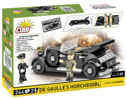 COBI  WW2 2261 De Gaulle&#039;s Horch830BL