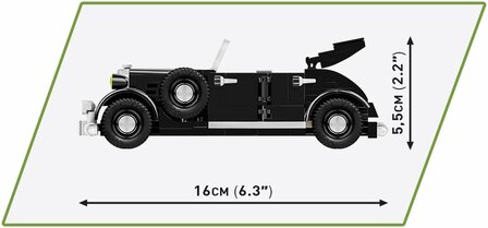 COBI  WW2 2261 De Gaulle&#039;s Horch830BL