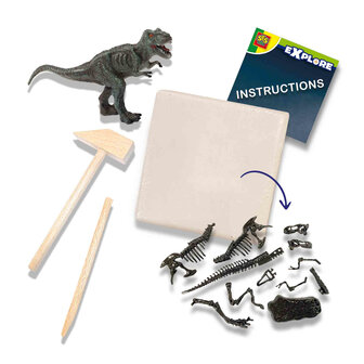 SES - Explore - Dino und Skelett ausgraben 2 in 1 - T-rex
