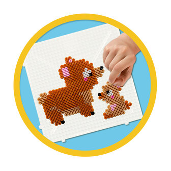 SES Beedz Iron on beads - Cute family animals