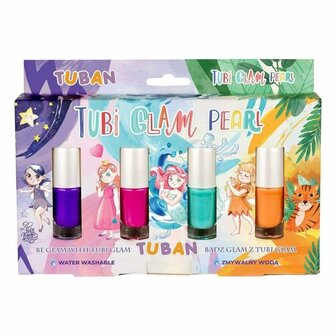 Tuban - Nagellak Tubi Glam &ndash; set parelmoer 4 kleuren