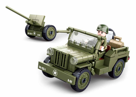 Sluban Iconische geallieerde Jeep