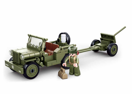 Sluban Iconische geallieerde Jeep
