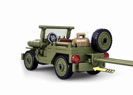 Sluban Iconische geallieerde Jeep