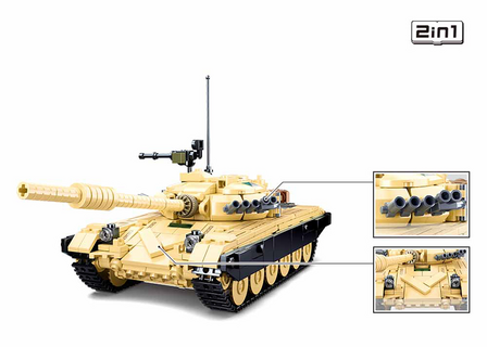 Sluban T-72B3 gevechtstank  2in1