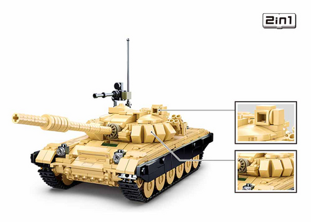 Sluban T-72B3 gevechtstank  2in1