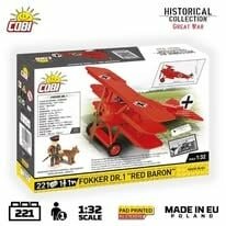 COBI WW1 2996 - Fokker Dr.I Red Baron