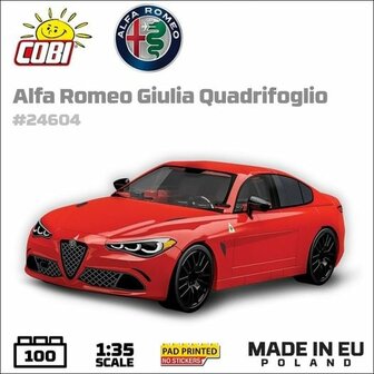 COBI 24604 Alfa Romeo Giulia Quadrifoglio