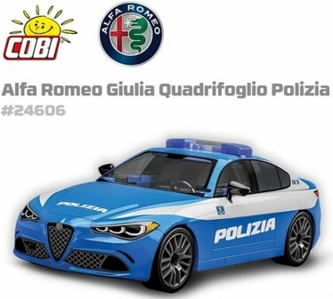 COBI 24606 Alfa Romeo Giulia Quadrifoglio  Polizia