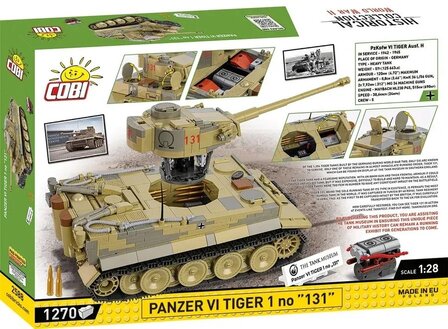 COBI 2588 Panzer VI Tiger I  nr 131