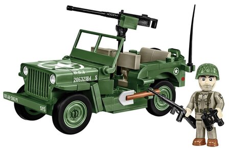 COBI 2296 WILLYS MB &amp; M2 GUN