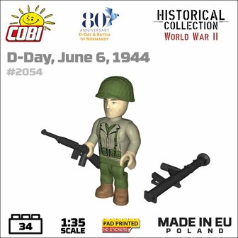 COBI 2054 3 Figuren D-Day 1944