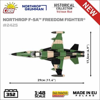 COBI 2425 Northrop F-5A  FREEDOM FIGHTER