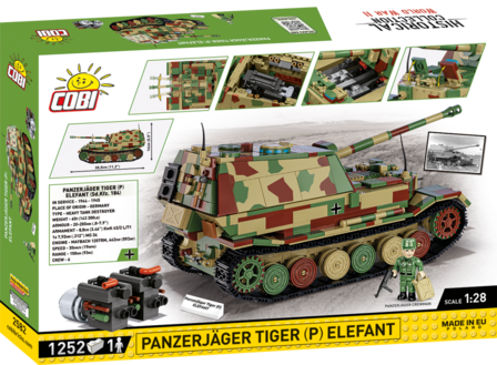 COBI 2582 Panzerjager Tiger Elefant