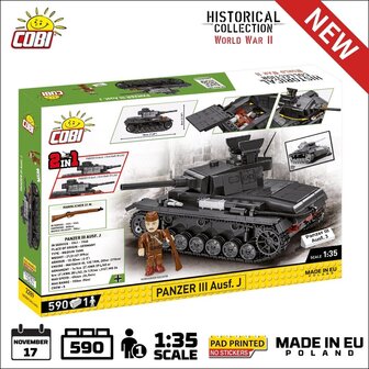 COBI 2289 Panzer III Ausf.J